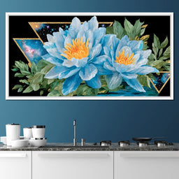Stellar Lotus Blossom Radiance - NicheCanvas