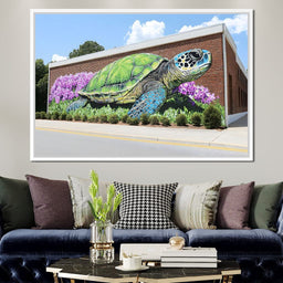 Street Art - Sea Turtle - NicheCanvas