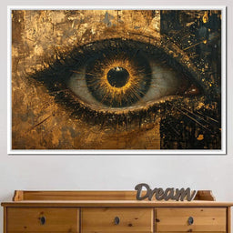  Golden Glimpse Into the Soul B - NicheCanvas