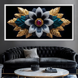 Golden Petal Radiance Jewel - NicheCanvas