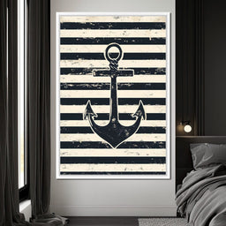 Nautical Stripes Voyage - NicheCanvas