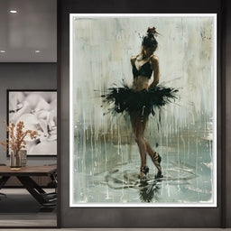 Ballet Dancer's Moment in Time - NicheCanvas