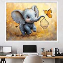 Innocence on a Golden Breeze - TooplesArt - NicheCanvas