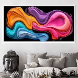 Cheerful Oil Rivers of Infinity - TooplesArt - NicheCanvas