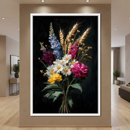 Wildflower Spring Bouquet - NicheCanvas
