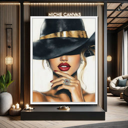 Midnight Allure Elegance - NicheCanvas