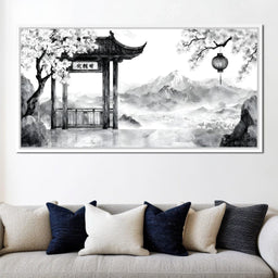 Tranquil Mountain Passage - NicheCanvas