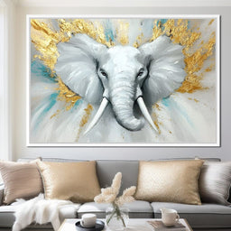 Majestic Elephant Radiance - NicheCanvas