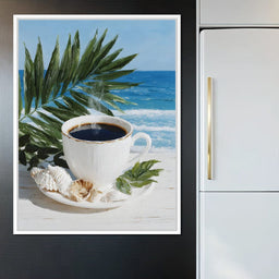 Tropical Morning Coffee Bliss - NicheCanvas