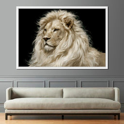 Noble Lion Mane of the Silent Plains - NicheCanvas