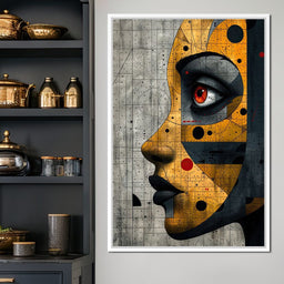 Mechanized Visage Unveiled - Cole Williams - NicheCanvas