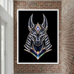 Celestial Anubis Guardian - NicheCanvas