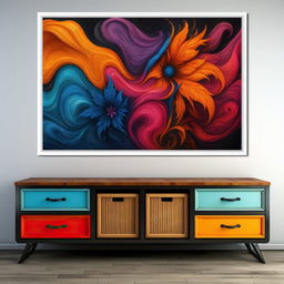 Colorstorm Swirls - TooplesArt - NicheCanvas