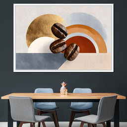 Golden Bean Sunrise Canvas - NicheCanvas