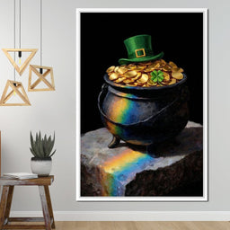 Leprechaun Gold Pot Luck - NicheCanvas