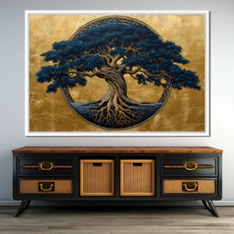 Blue Tree Of Life - NicheCanvas