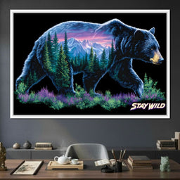 Mountain Spirit Bear Journey - NicheCanvas