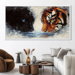 Feline Reflection Harmony - NicheCanvas