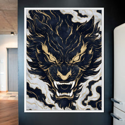Golden Tempest Tiger Roar - NicheCanvas