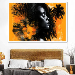 Golden Solitude Tropics Rising - NicheCanvas