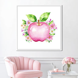 Pink Apple Blossom - NicheCanvas