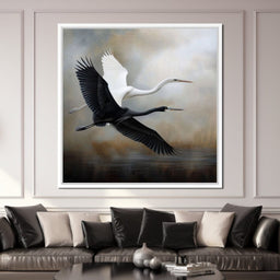 Heron Harmony - TooplesArt - NicheCanvas
