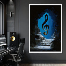 Celestial Clef Cavern Song - NicheCanvas