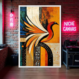 Vivid Phoenix Harmony Flight - NicheCanvas