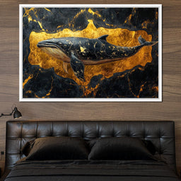 Majestic Ocean Gold Passage - NicheCanvas