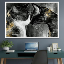 Gentle Connection Of Midnight Souls - NicheCanvas