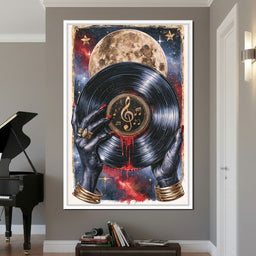 Midnight Melodies Beneath The Lunar Glow - NicheCanvas