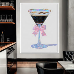 Iridescent Espresso Martini Bow - NicheCanvas