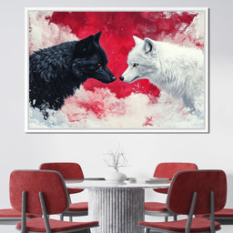 Standoff of the Wolves - NicheCanvas