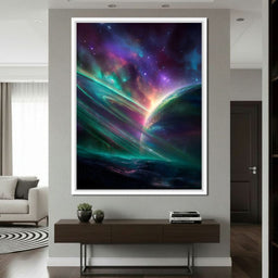 Celestial Dawn of the Rings - NicheCanvas