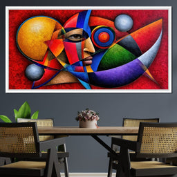 The Cubist Sun Watcher - TooplesArt - NicheCanvas
