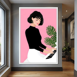 Melody on Rose Studio Keys - NicheCanvas