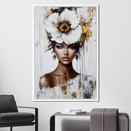 Golden Petal Elegance - NicheCanvas