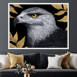 Majestic Sentinel Golden Leaves - NicheCanvas