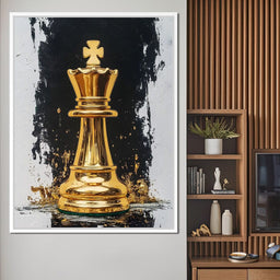 Golden Chess Splendor - NicheCanvas