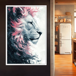 Majestic Pink Mane Monarch - NicheCanvas