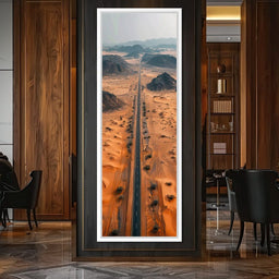 Desert Highway Serenity - NicheCanvas