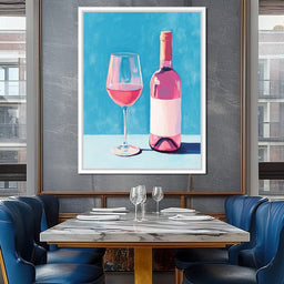 Rosé Reflections of Summer - NicheCanvas