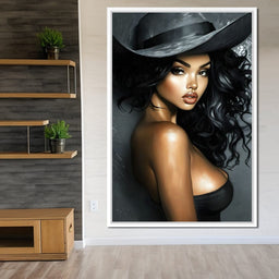 Enchanting Elegance Portrait - NicheCanvas