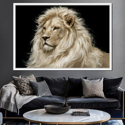 Noble Lion Mane of the Silent Plains - NicheCanvas