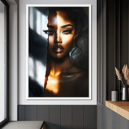 Radiant Fusion Portrait - NicheCanvas