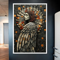 Mosaic Angel Enchantment - NicheCanvas