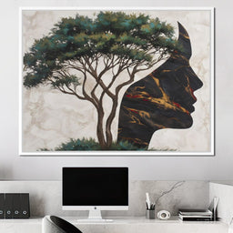 Majestic Silhouette Beneath Branches - NicheCanvas