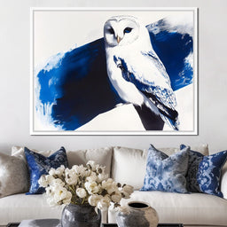 Owl Of The Celestial Night - NicheCanvas