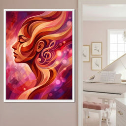 She Closed Her Eyes to Hear Better - TooplesArt - NicheCanvas