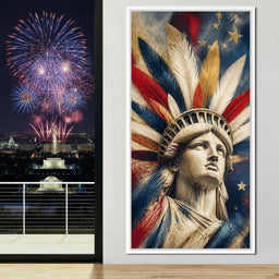 Sovereign Plume of Liberty - NicheCanvas